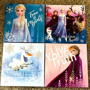 4 ( 8 by 10) Disney Bedroom Frames